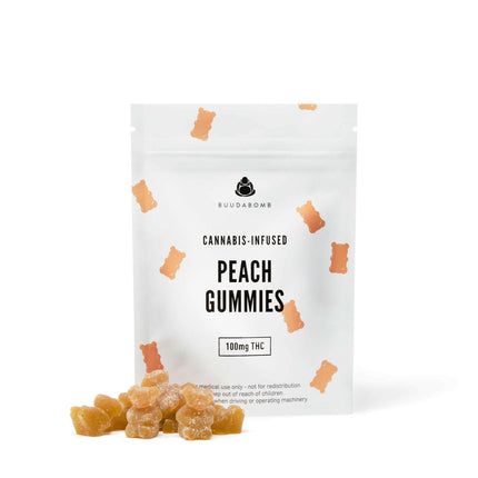 Peach Gummies 100mg THC